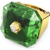 Swarovski Damen-Damenring Metall Swarovski-Kristall 60 Grün 32019925