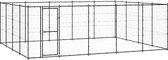 vidaXL Hondenkennel 24,2 m² staal