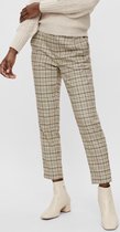 Object Broek Objlisa Slim Pant Aop Noos 23036808 Humus/fossil/bla Dames Maat - W40