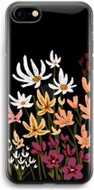 CaseCompany® - iPhone SE 2020 hoesje - Painted wildflowers - Soft Case / Cover - Bescherming aan alle Kanten - Zijkanten Transparant - Bescherming Over de Schermrand - Back Cover