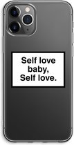 Case Company® - iPhone 11 Pro Max hoesje - Self love - Soft Case / Cover - Bescherming aan alle Kanten - Zijkanten Transparant - Bescherming Over de Schermrand - Back Cover