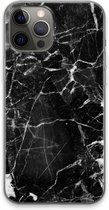 CaseCompany® - iPhone 13 Pro Max hoesje - Zwart Marmer 2 - Soft Case / Cover - Bescherming aan alle Kanten - Zijkanten Transparant - Bescherming Over de Schermrand - Back Cover