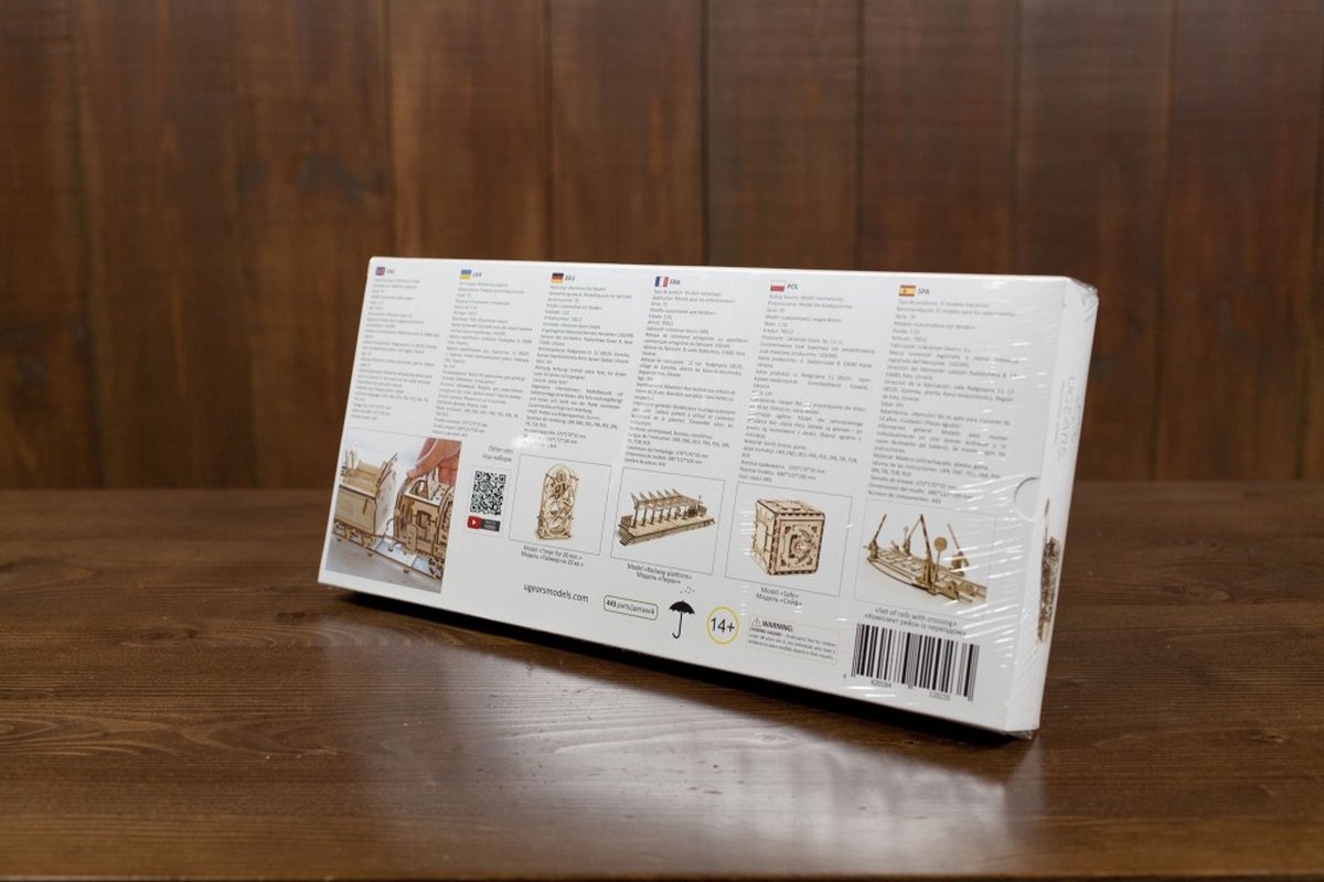 Ugears Modelbouw Hout Locomotief — afbeelding 20