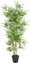 Bamboe | Bamboo | Kunstplant |met pot  |120 cm groen | kamerplant | kantoorplant