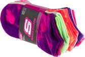 Skechers 6pk Girls Non Terry Tie Dye S107679-MULT, voor meisje, Veelkleurig, Sokken, maat: 31-34