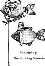Shrimping Unmounted Rubber Stamps (CI-588)