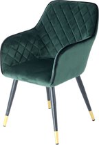 Amino 525 stoel, donkergroen / zwart