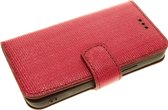 Made-NL Handgemaakte ( Samsung Galaxy S22 Ultra ) book case Roze glad robuuste glans leer