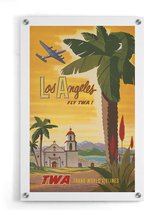 Walljar - Los Angeles TWA - Muurdecoratie - Plexiglas schilderij