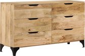 vidaXL Ladekast 140x45x80 cm massief mangohout