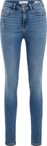 WE Fashion Dames high rise skinny jeans met stretch