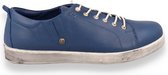 ANDREA CONTI dames veterschoen jeans BLAUW 37