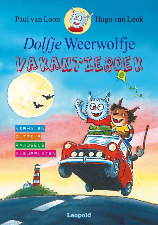 Omslag van Dolfje Weerwolfje Vakantieboek door Paul van Loon