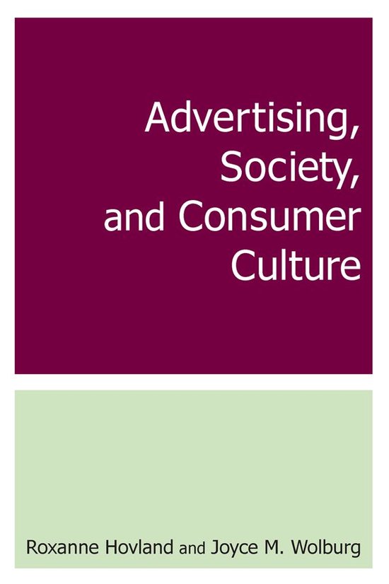 Advertising, Society, and Consumer Culture - cover