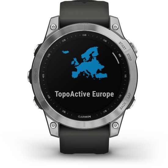 Garmin fenix 7 Multisport Smartwatch - Geavanceerde GPS Tracker - Multisport - 10ATM Waterdicht - 18 dagen batterij - Graphite