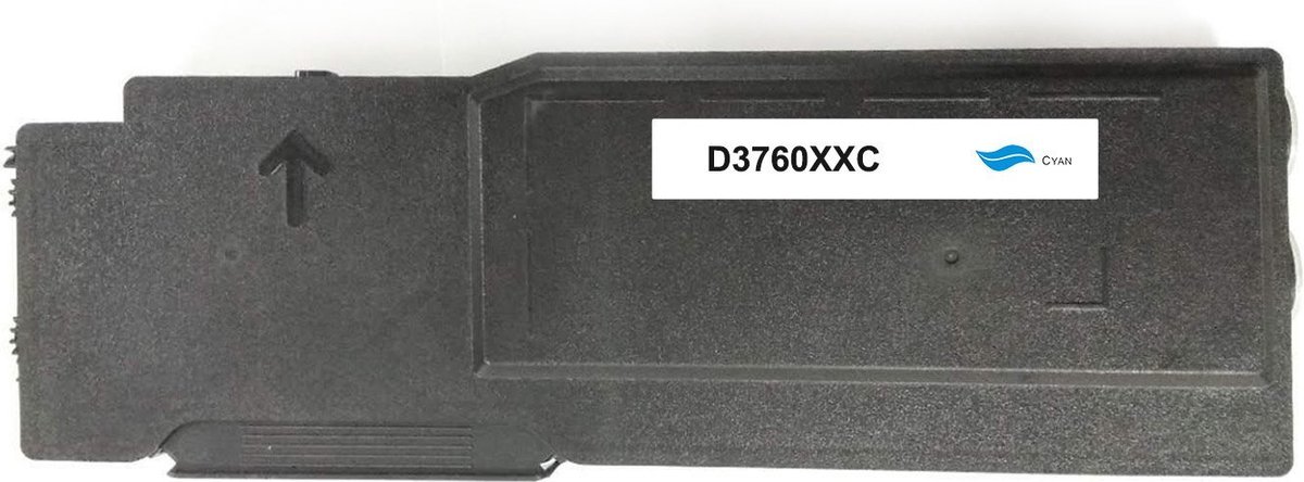 Dell 593-11122 Toner Cartridge Cyaan 9000 Pagina's - Huismerk Compatible - Color Laser C3760dn C3760dnf C3760n C3765dnf - 593-11122 compatible 593-11122 alternatief - Dell inktcartridge