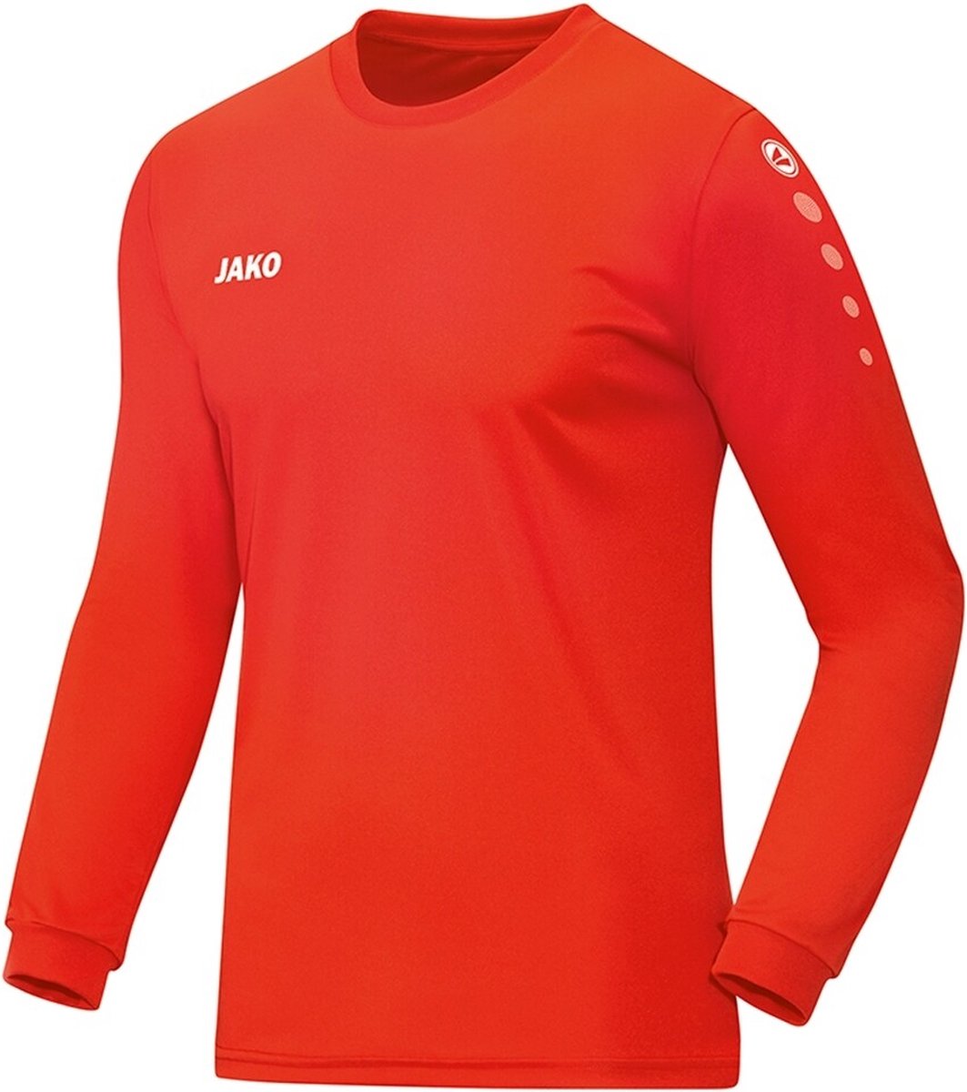 Jako - Shirt Team LS Junior - Oranje Voetbalshirt - 152 - Oranje