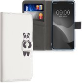 kwmobile telefoonhoesje voor Xiaomi Poco X3 NFC / Poco X3 Pro - Hoesje met pasjeshouder in zwart / groen / wit - design