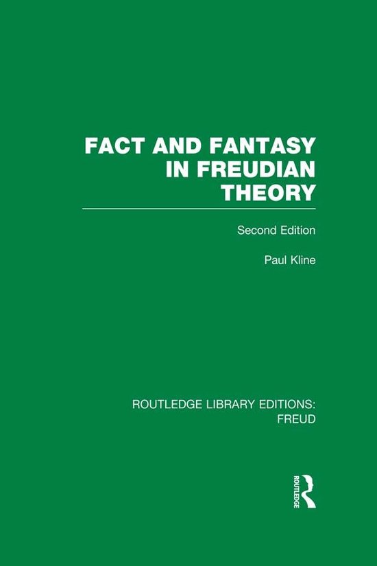 Fact and Fantasy in Freudian Theory (Rle - cover