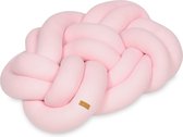 Knoopkussen - roze - 50x40 cm - sierkussen