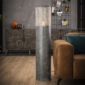 Crea Vloerlamp woonkamer/slaapkamer  Griseo Ø25 cilinder 120cm / Grijze Betonlook - Industrieel Design vloerlampen - Stalamp - Staande lamp