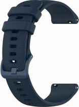 Strap-it siliconen horlogeband 18mm universeel - donkerblauw