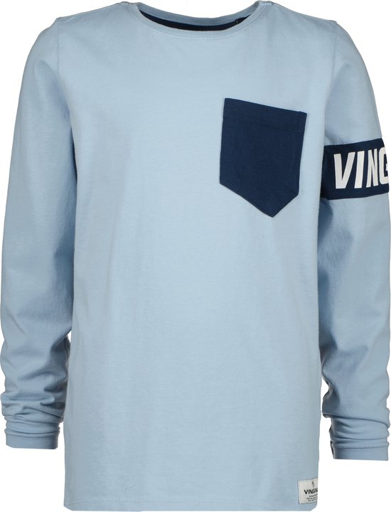 Vingino Boys Long Sleeve Vigo Misty Blue maat 176 | bol.com