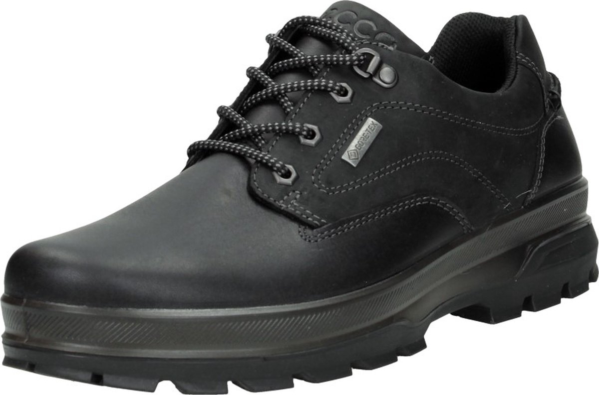 Ecco Track 25 heren veterschoen - Zwart - Maat 47 | bol.com
