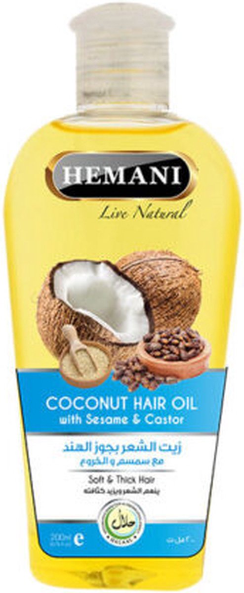 Coconut Hair Oil met Sesam en Ricinus Kokosnoot Haarolie