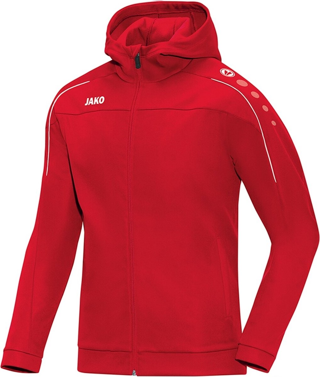 Jako Jas met Capuchon Classico Rood Maat XL