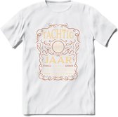 80 Jaar Legendarisch Gerijpt T-Shirt | Roest - Ivoor | Grappig Verjaardag Cadeau | Dames - Heren | - Wit - L