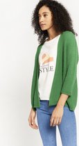 LOLALIZA Lurex cardigan - Groen - Maat S/M