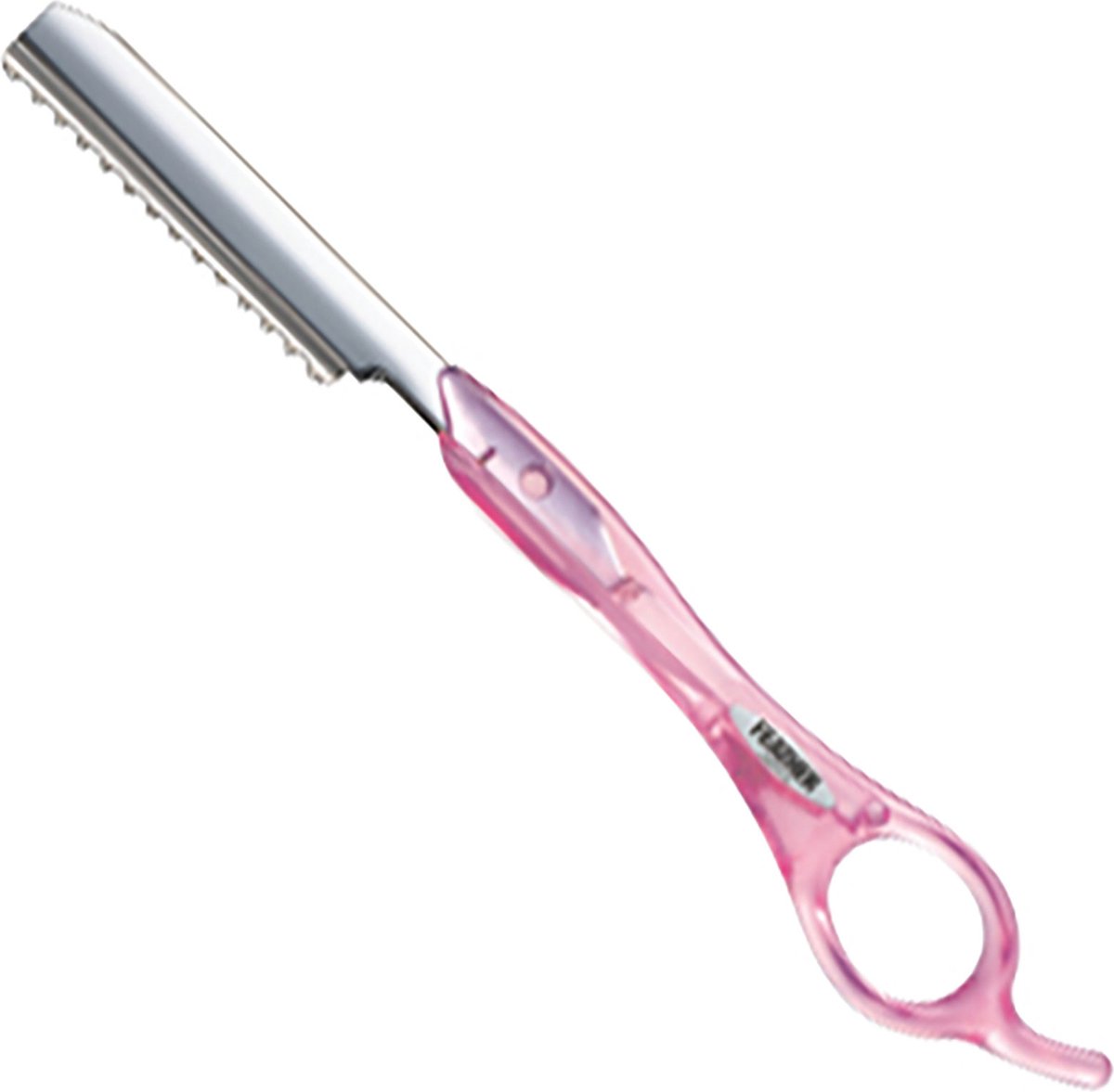 Feather Styling Razor Transparant Pink
