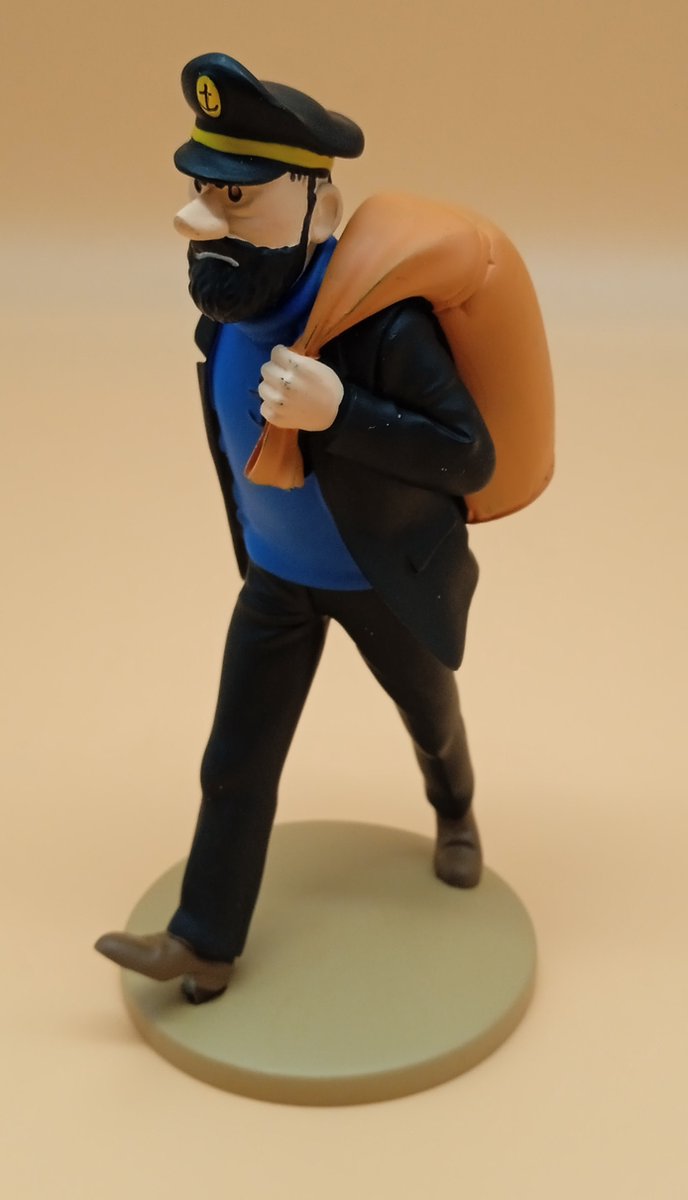 Moulinsart Buste Capitaine Haddock PVC 7,5cm - Figurine Tintin Collection
