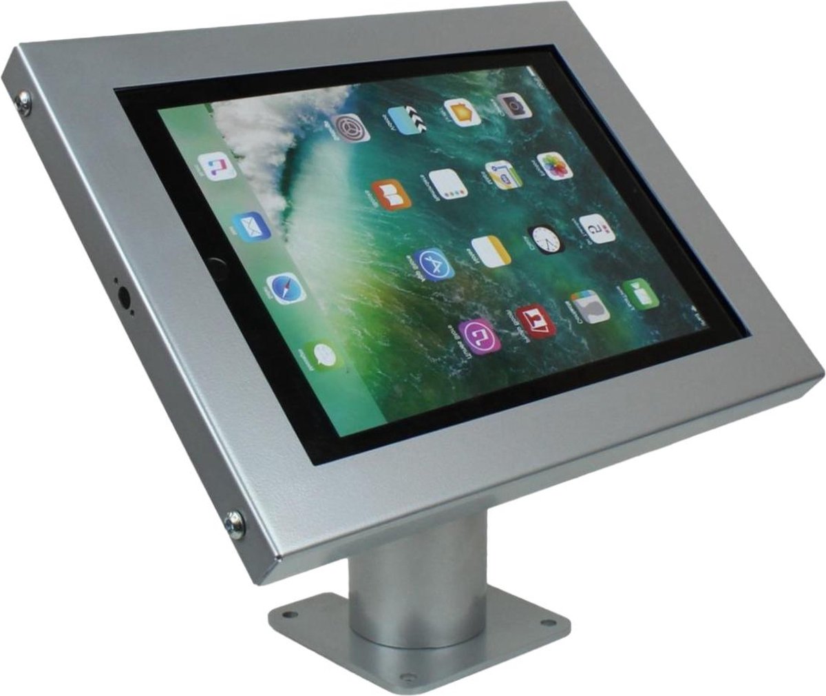 Tablethouder - tabletstandaard - standaard tablet - ipad houder - tablet tafelstandaard - houder voor tablet - voor tablets tussen 12-13 inch - grijs