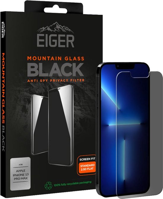 Eiger Mountain Privacy Glass Apple iPhone 13 Pro Max Screen Protector bol
