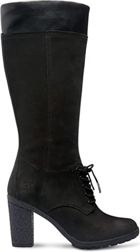 Timberland Leather Dames Boot Glancy Tall Lace A11SI Black EU 41