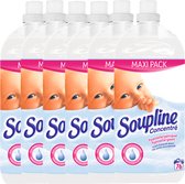 Soupline Wasverzachter - Hypoallergeen - 6 x 1.9l (456 wasbeurten)