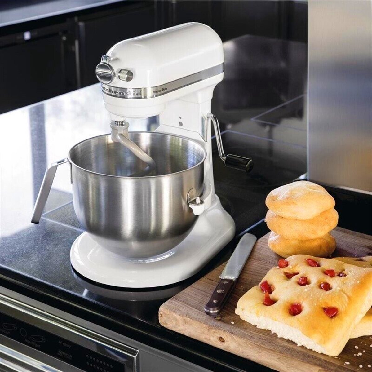 KitchenAid professionele keukenmixer Wit 6 9 Liter bol
