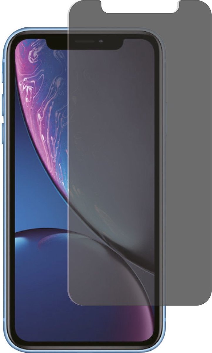 LuxeBass Privacy screenprotector geschikt voor iPhone 11 - glas scherm - bescherming
