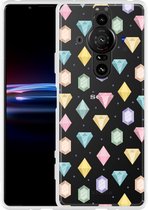 Sony Xperia Pro-I Hoesje Diamonds Designed by Cazy