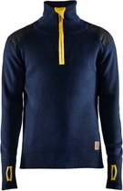 Blaklader Wollen sweater 4630-1071 - Donkerblauw/Geel - S