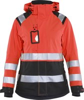 Blaklader Dames Shell jack High Vis 4904-1987 - High Vis Rood/Zwart - XXL