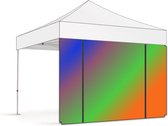 Zijwand 3m deur – Easy up Professional | PVC gecoat polyester - Full Colour- bedrukking