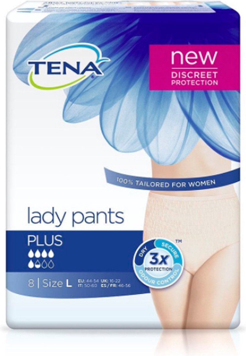 Goedkoopste Tena Lady Pants - Silhouette Plus Large 8 stuks