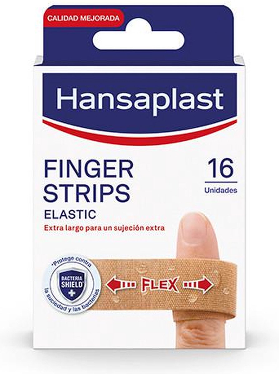 Hansaplast Finger Strips Cerotti Elastici Per Dita, 16 Cerotti