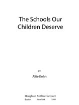 The Schools Our Children Deserve