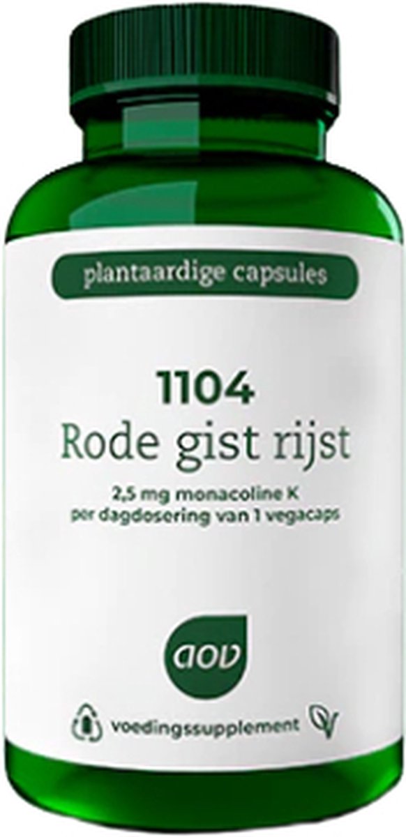 Goedkoopste AOV 1104 Rode gist rijst extra 90 Vegetarische capsules