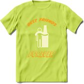 Best Friends Forever T-Shirt | Bier Kleding | Feest | Drank | Grappig Verjaardag Cadeau | - Groen - L