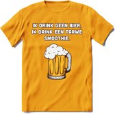 Tarwe Smoothie T-Shirt | Bier Kleding | Feest | Drank | Grappig Verjaardag Cadeau | - Geel - 3XL